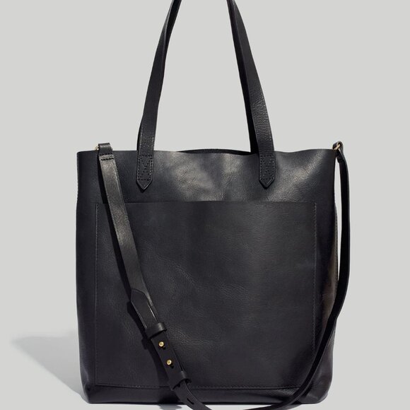 Madewell The Medium Transport Tote in True Black - Picture 1 of 5